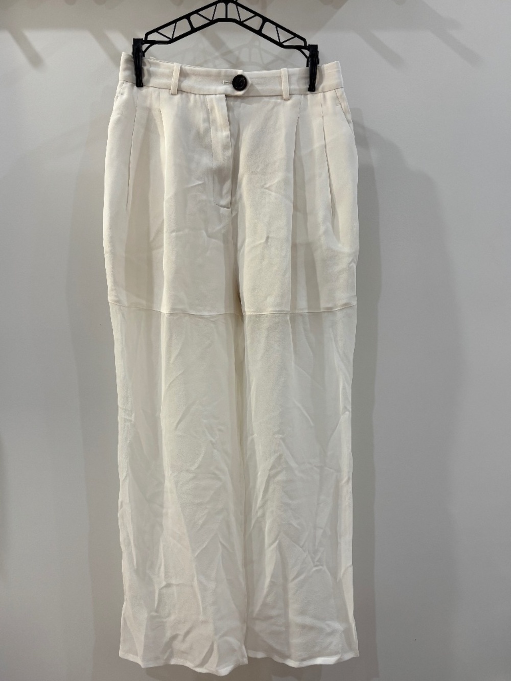 Peter Do High-Rise Wide-Leg Silk Pants